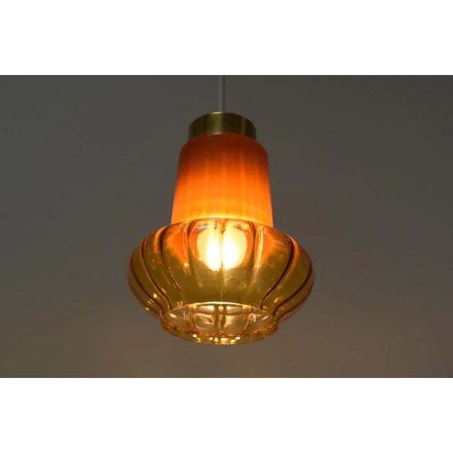 Mid-Century Glass Pendant, 1960s For Sale - Image 11 of 13