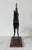 Folk Art Cast Metal Painted Black Rearing Horse on Wood Base For Sale - Image 4 of 10