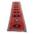 Hand-Knotted Turkish Rug Low Pile Tribal Runner Rug - 3' X 13' For Sale