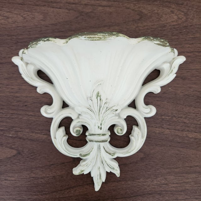 Mid-Century Modern Vintage Syracuse Ornamental Company | Syroco Wall Pockets For Sale - Image 3 of 10
