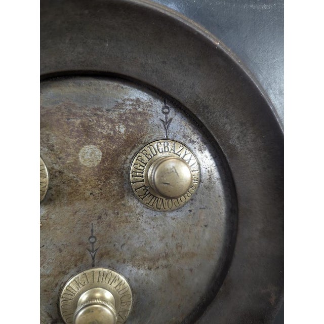 Vintage Black Bauche Safe For Sale - Image 5 of 15