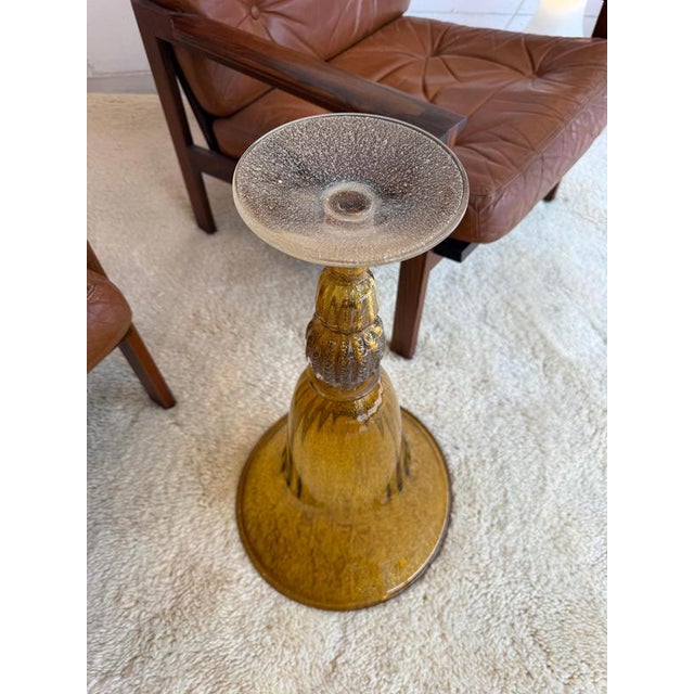 Large Vase Murano Glass attributed to Barovier and Toso, 1950s For Sale - Image 10 of 12