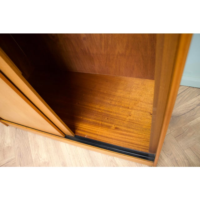 Teak Double Sliding Door Wardrobe from Austinsuite, 1960s For Sale - Image 9 of 11