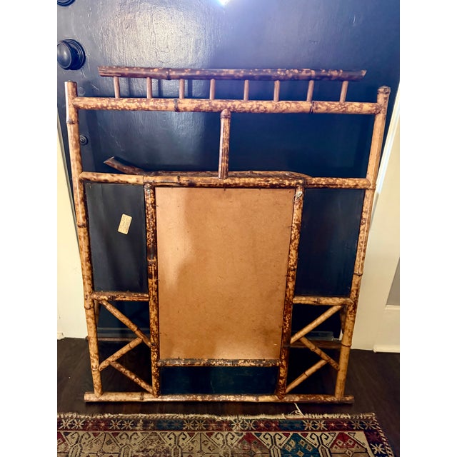 19th Century English Bamboo Mirror For Sale - Image 4 of 17