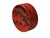 Oriental Asian Black Red Lacquer Round Relief Scenery Accent Box For Sale - Image 11 of 11