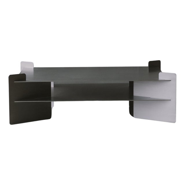 Bali Stainless Steel Coffee Table by Zincutec For Sale