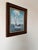 A charming 1970s vintage nautical oil on canvas painting by R. Fisher, depicting a sailboat cruising across open water...
