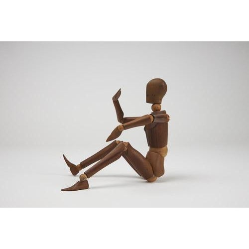 Antique articulated painter's mannequin. Made in france. Date: early 20th century. Dimensions: l 10 – w 4.5 – h 40 cm i...