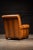 1980s Contemporary Tobacco-Colored Leather Club Chair and Ottoman For Sale - Image 9 of 11