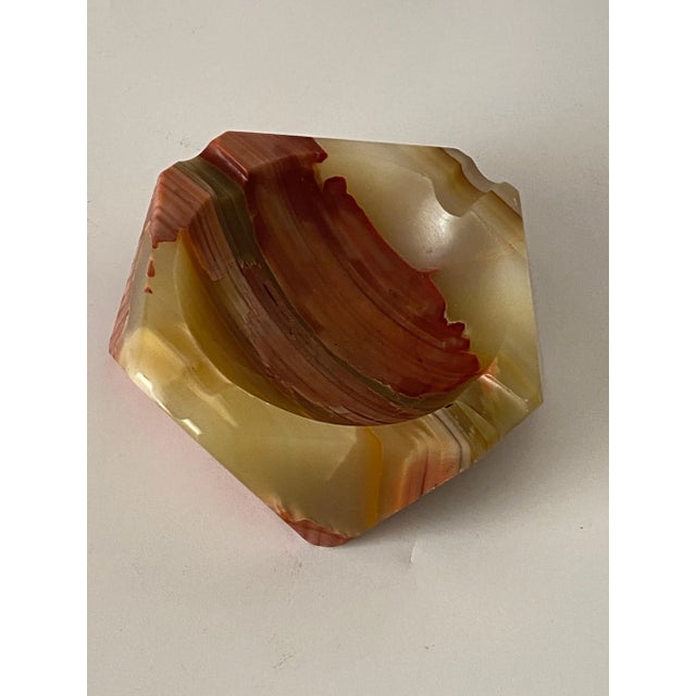 1950s Octangonal Ashtray in Onyx, Italy, 1950s For Sale - Image 5 of 8