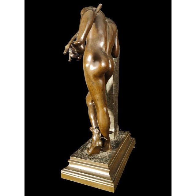 Moulin, Figurative Sculpture, 19th Century, Bronze For Sale - Image 4 of 14