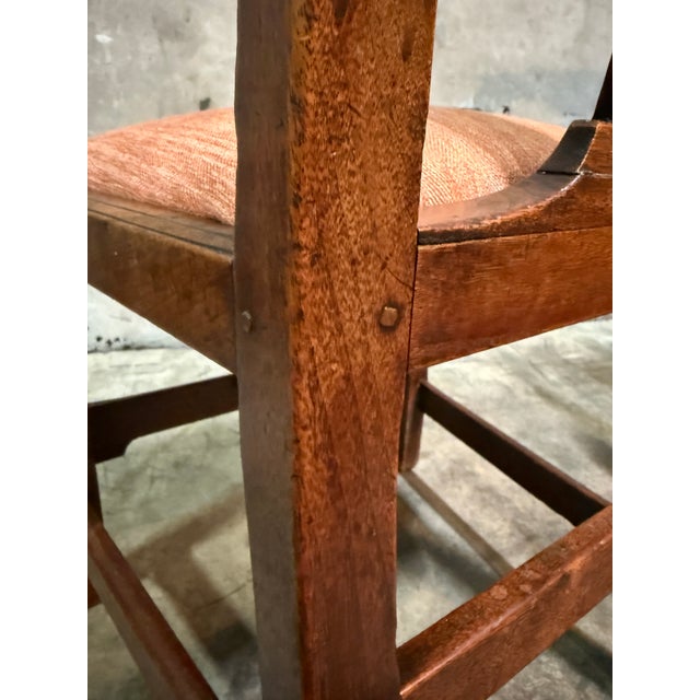 Wood Late 19th Century George II Style Dining Chairs Set of 6 – 2 Armchairs 4 Side Chairs For Sale - Image 7 of 16