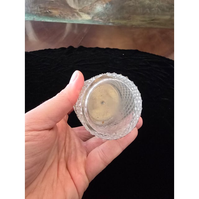 Vintage Pre Mid Century Baccarat Style Crystal Dome Box For Sale In New York - Image 6 of 8