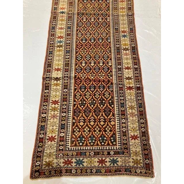 Textile 1900s Shirvan Runner For Sale - Image 7 of 11