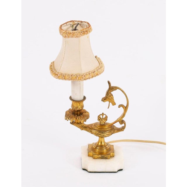 Antique 20th Century Classical Ormolu Aladdin Table Lamp For Sale - Image 13 of 16