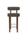 Metal Collector Modern Moca Bar Chair in Safire 3 Fabric and Smoked Oak by Studio Rig For Sale - Image 7 of 7
