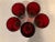 Mid 20th Century Ruby Red Cavalier Glasses Made in France, a Set of 5 For Sale - Image 5 of 9