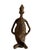 Metal African Dogon Bronze Figure of a Seating Male Mali 4.75" H For Sale - Image 7 of 11