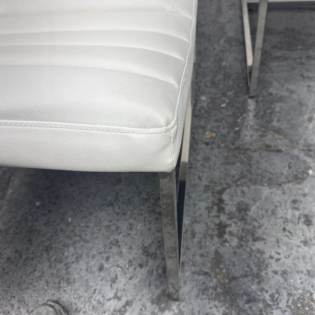 Noble House Leather Taher Chairs, Pair For Sale - Image 12 of 12