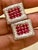 Estate 3 Ct Ruby & 3 Ct Diamonds Square Post Earrings 18 Karat Yellow Gold 13.5G For Sale - Image 18 of 18