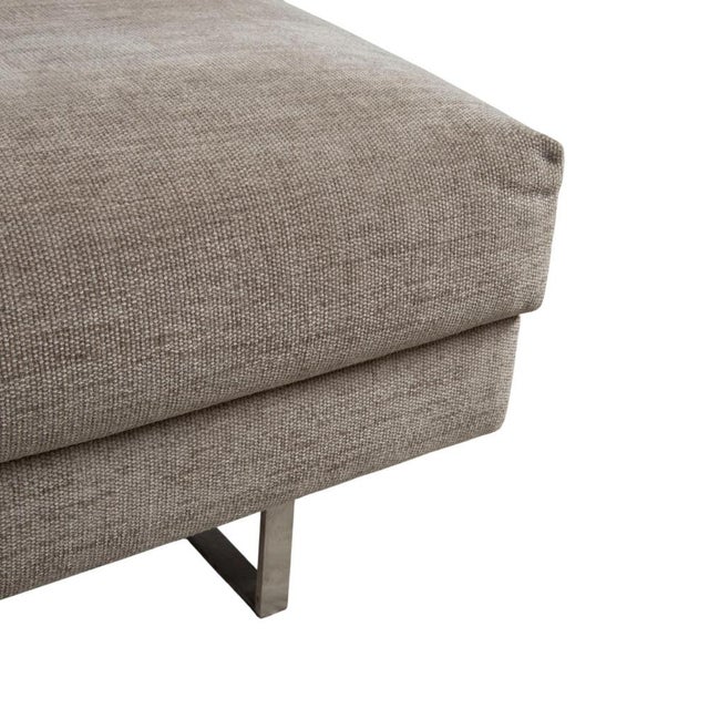 Gray Montis Axel Fabric Four-Seater Sofa and Ottoman, Set of 2 For Sale - Image 8 of 18