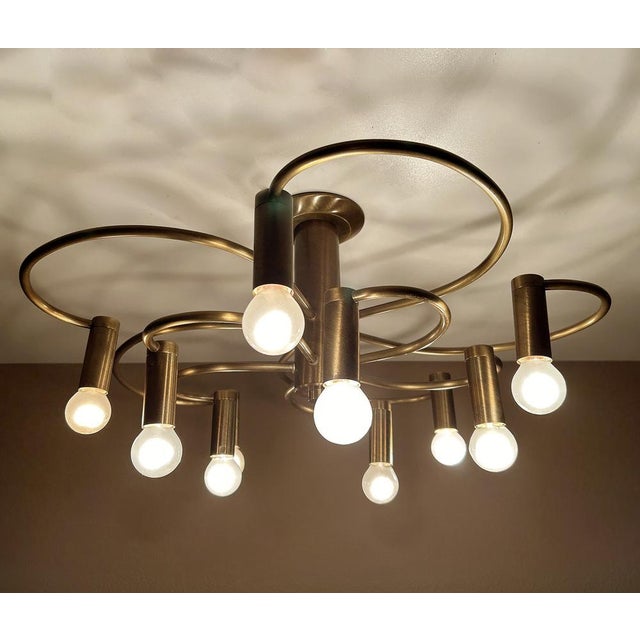 Large Vintage Helix Ceiling Light from Cosack For Sale - Image 4 of 14