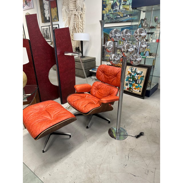 Silver 1970s Sonneman Chrome Mirrored Globe Floor Lamp For Sale - Image 8 of 18