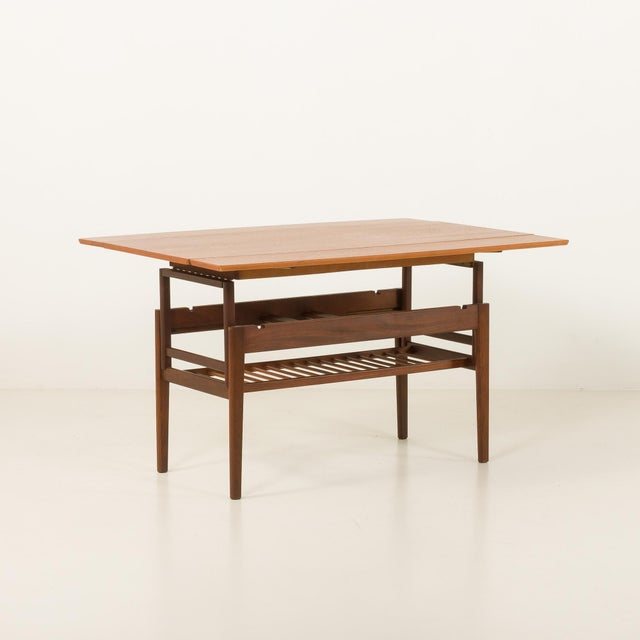 Vintage Elevator Teak Table by Kai Kristiansen, 1960s For Sale - Image 6 of 18