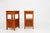 Brown Art Deco Nightstands in Wood, France, 1940s, Set of 2 For Sale - Image 8 of 11