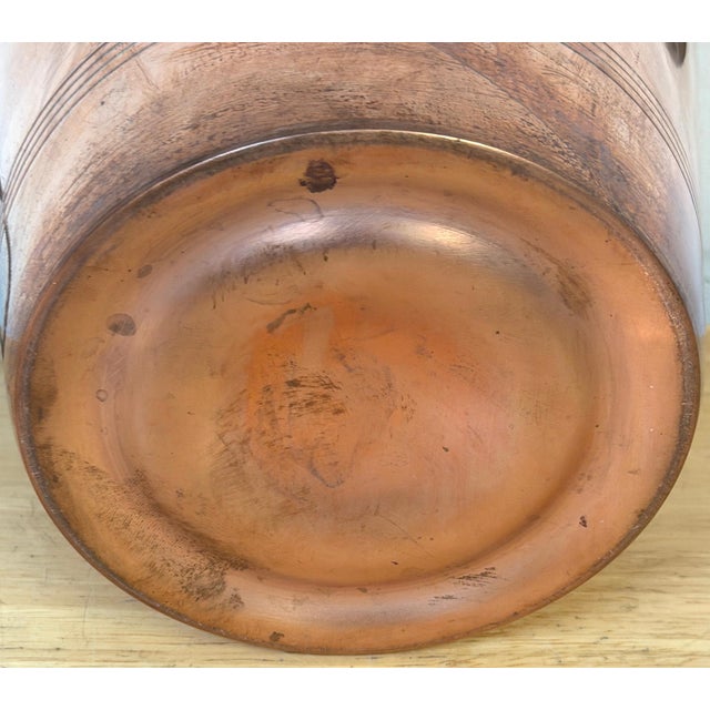 Metal Vintage French Copper & Brass Champagne Bucket Stamped “Made in France”, 1950s For Sale - Image 7 of 12