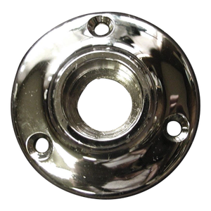 Early 21st Century Nickel Plated Polished Brass Rosette
