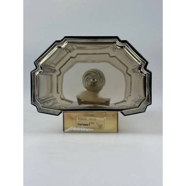 Glass and Metal Wall Lamp from Glashütte Limburg, Germany, 1970s For Sale - Image 14 of 18