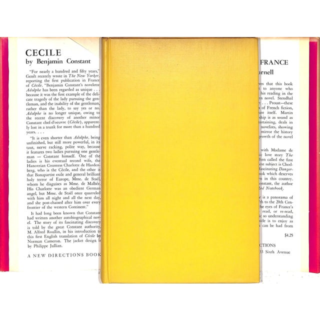 Traditional "Cecile" Book 1953 Constant, Benjamin For Sale - Image 3 of 3