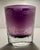 2003 Leandra Drumm Amethyst Etched Art Glass Girl & Cat Vase Signed Aprox. dimensions: 8″H x 6.5"W x 3"D Very good...