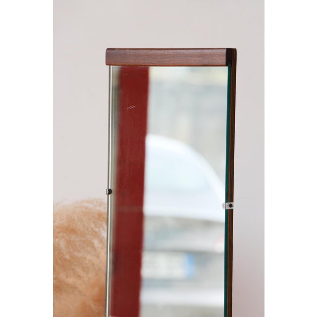 Vintage Cheval Mirror in Wood, 1960s For Sale - Image 4 of 11