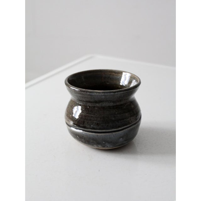 Vintage Studio Pottery Vase For Sale - Image 4 of 9