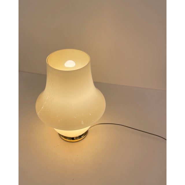 Metal Murano Glass Table Lamp, 1970s-1980s For Sale - Image 7 of 18