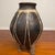Brown Vintage African Clay Vessel With Rawhide Trim on Custom Stand Pottery Jar For Sale - Image 8 of 11