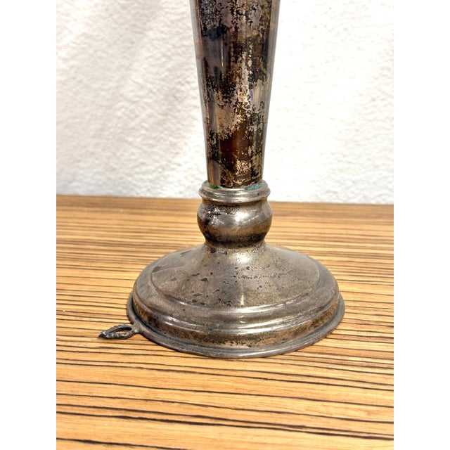 Early 20th Century Silver Plated Menorah For Sale - Image 9 of 12
