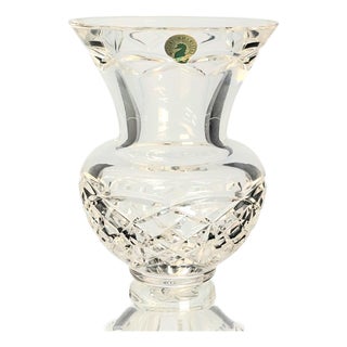 Waterford Kieran Cut Crystal Vase With Flared Rim, 6" For Sale