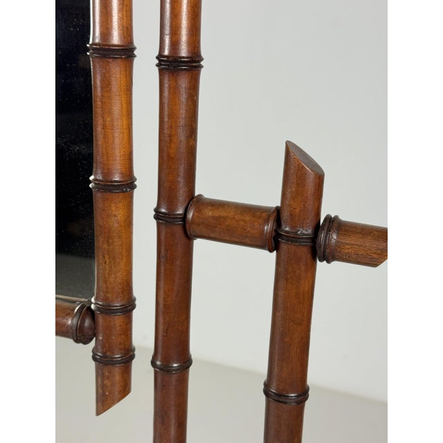 Faux Bamboo Commode with Mirror, 1890s For Sale - Image 6 of 18