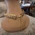 A 2000s Costume Jewelry Gilt Metal Italian Choker Necklace For Sale - Image 10 of 14