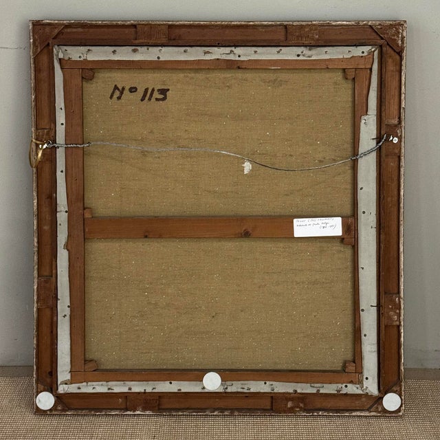 Framed Still Life Oil Painting on Canvas by Jozef Callaerts (1896-1965) For Sale - Image 16 of 16