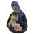 Vintage Lenci Ceramic Figurine - Seated Girl Attributed to Helen König Scavini - Italy, 8" For Sale - Image 6 of 10