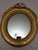 Late 19th Century Oval Giltwood Wall Mirror With Crest, Late 19th Century. For Sale - Image 5 of 6