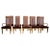 (1) High Back Dining Chairs by Lane Furniture 8 AVAILABLE Rare set of high-back chairs in oak featuring cane backs and...