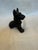 Black 1920s Cast Iron Terrier Hubley With Faded Red Collar For Sale - Image 8 of 12
