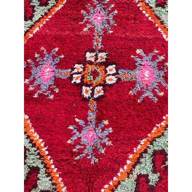 Antique Moroccan Tribal Rug, 1890s For Sale - Image 6 of 18