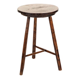 Antique Walnut Cricket Table, 1780 For Sale