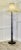 Carved and Turned Floor Lamp, Standard Lamp This lamp stands on a turned wooden base and has a turned upright column, it...